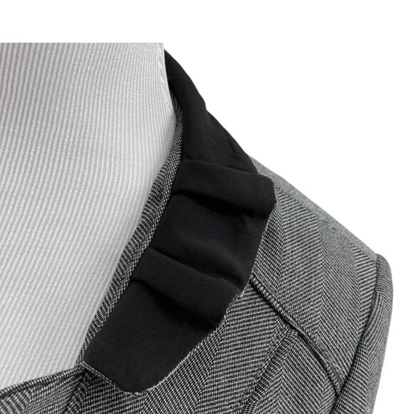 White House Black Market Tailored Jacket Blazer Lined Button Front Size Small - Picture 7 of 9